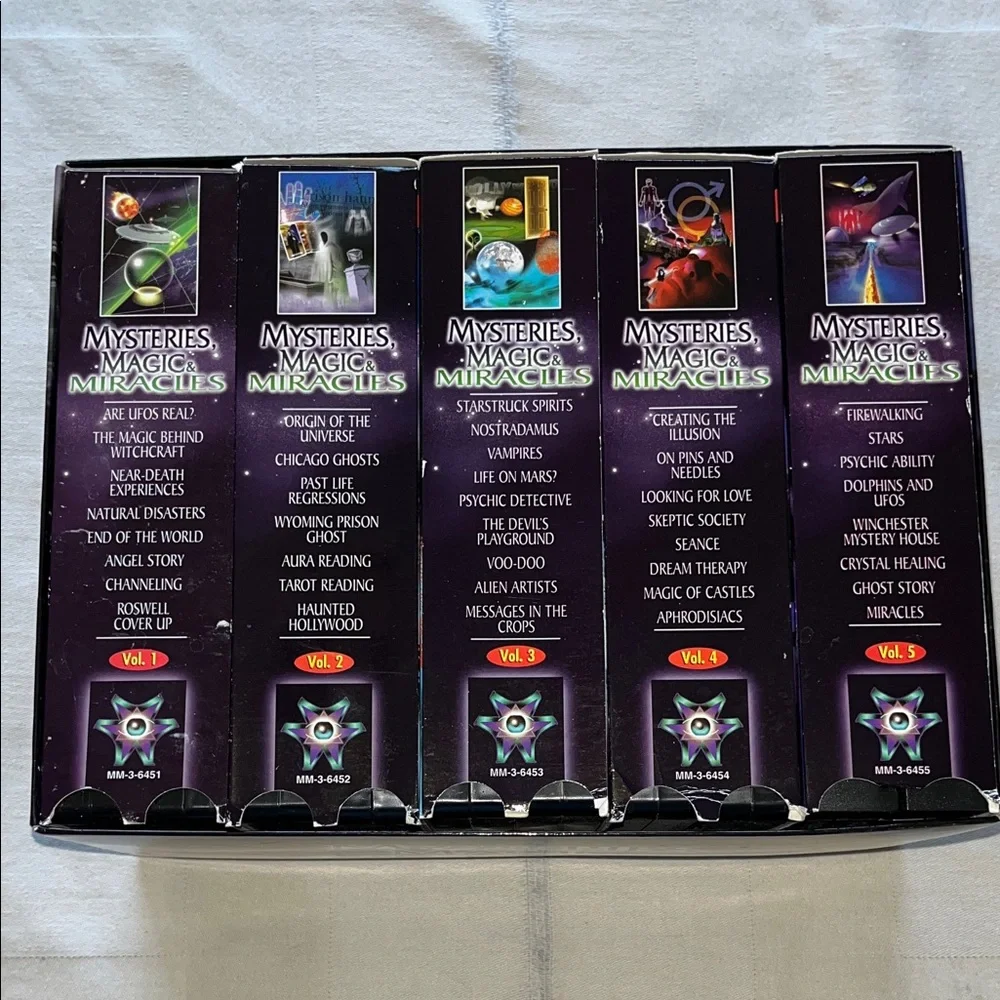 Mysteries, Magic & Miracles Video VHS Collection Set of 10